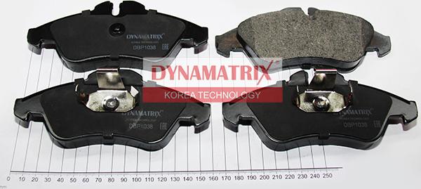 Dynamatrix DBP1038 - Əyləc altlığı dəsti, əyləc diski furqanavto.az