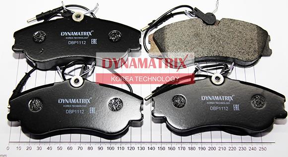 Dynamatrix DBP1112 - Əyləc altlığı dəsti, əyləc diski furqanavto.az