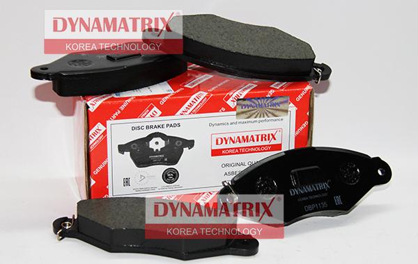 Dynamatrix DBP1135 - Əyləc altlığı dəsti, əyləc diski furqanavto.az
