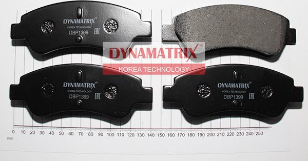 Dynamatrix DBP1399 - Əyləc altlığı dəsti, əyləc diski furqanavto.az