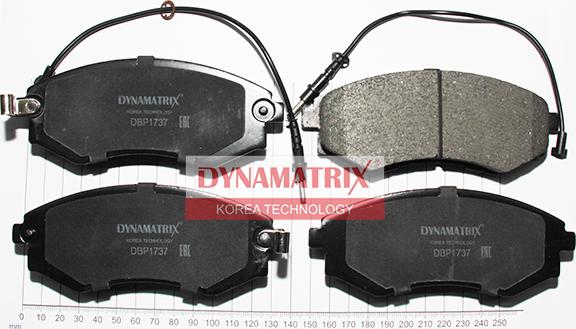 Dynamatrix DBP1737 - Əyləc altlığı dəsti, əyləc diski furqanavto.az