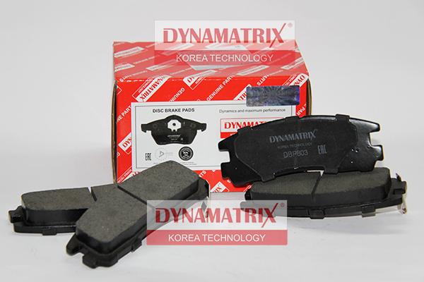 Dynamatrix DBP803 - Əyləc altlığı dəsti, əyləc diski www.furqanavto.az