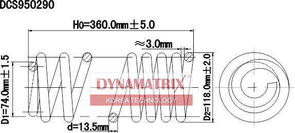 Dynamatrix DCS950290 - Qapaq yay furqanavto.az