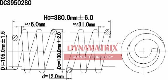 Dynamatrix DCS950280 - Qapaq yay furqanavto.az