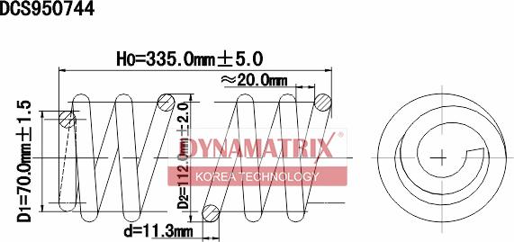 Dynamatrix DCS950744 - Qapaq yay furqanavto.az