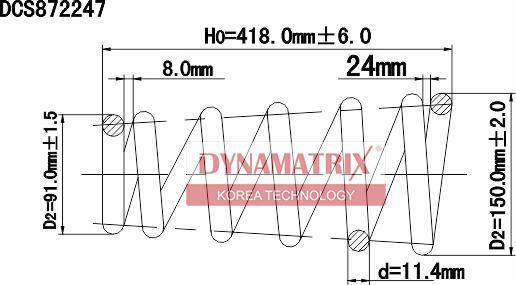 Dynamatrix DCS872247 - Qapaq yay furqanavto.az