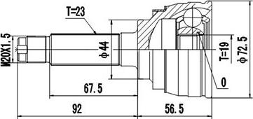 Dynamatrix DCV812006 - Birləşmə dəsti, ötürücü val furqanavto.az