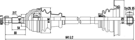 Dynamatrix DDS250001 - Sürücü mili furqanavto.az