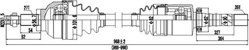 Dynamatrix DDS250228 - Sürücü mili furqanavto.az