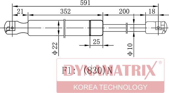 Dynamatrix DGS0985MF - Qazlı bulaq, baqaj, yük yeri furqanavto.az