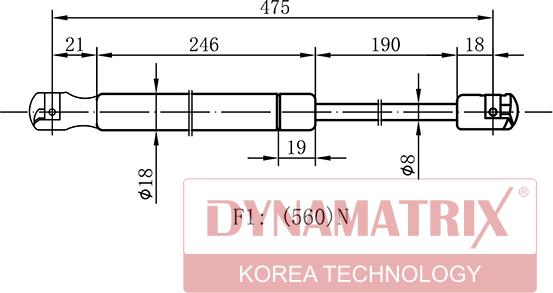 Dynamatrix DGS0028DR - Qazlı bulaq, baqaj, yük yeri furqanavto.az