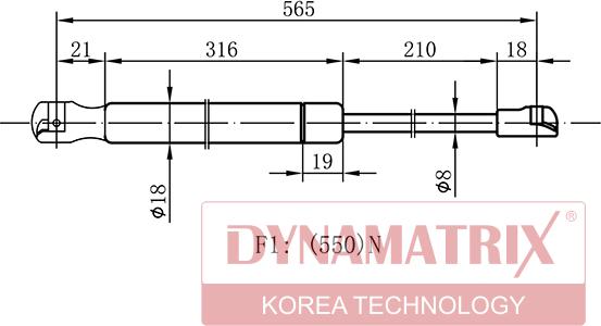 Dynamatrix DGS014232 - Qazlı bulaq, baqaj, yük yeri furqanavto.az