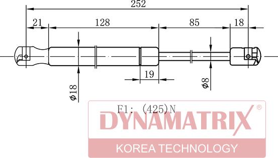 Dynamatrix DGS018382 - Qazlı bulaq, baqaj, yük yeri furqanavto.az