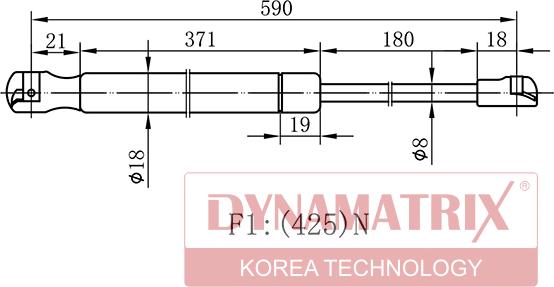 Dynamatrix DGS018254 - Qazlı bulaq, baqaj, yük yeri furqanavto.az