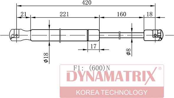 Dynamatrix DGS033418 - Qazlı bulaq, baqaj, yük yeri furqanavto.az