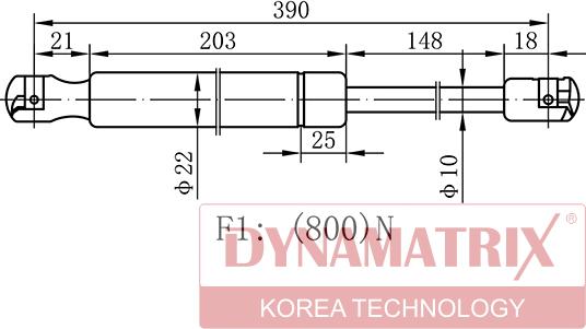 Dynamatrix DGS032275 - Qazlı bulaq, baqaj, yük yeri furqanavto.az