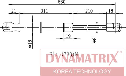 Dynamatrix DGS023247 - Qazlı bulaq, baqaj, yük yeri furqanavto.az