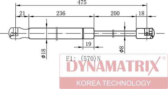 Dynamatrix DGS0756VX - Qazlı bulaq, baqaj, yük yeri furqanavto.az