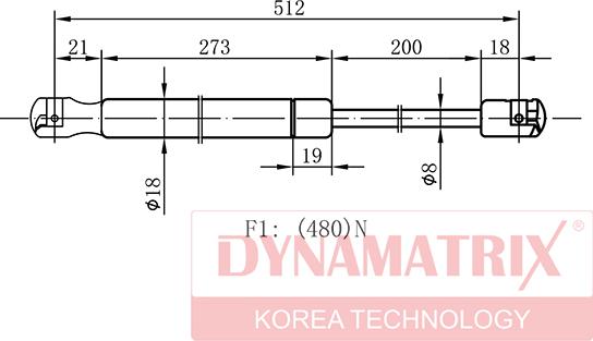 Dynamatrix DGS128579 - Qazlı bulaq, baqaj, yük yeri furqanavto.az