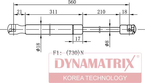 Dynamatrix DGS128606 - Qazlı bulaq, baqaj, yük yeri furqanavto.az