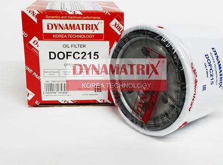 Dynamatrix DOFC215 - Yağ filtri furqanavto.az