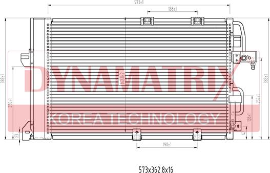 Dynamatrix DR94650 - Kondenser, kondisioner furqanavto.az