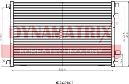 Dynamatrix DR94626 - Kondenser, kondisioner furqanavto.az