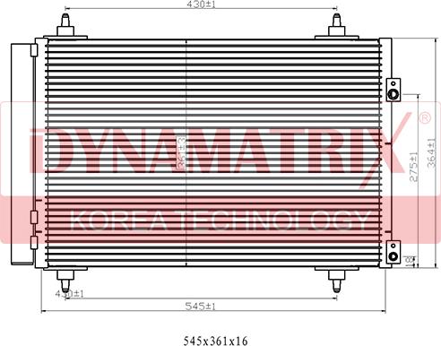 Dynamatrix DR94826 - Kondenser, kondisioner furqanavto.az