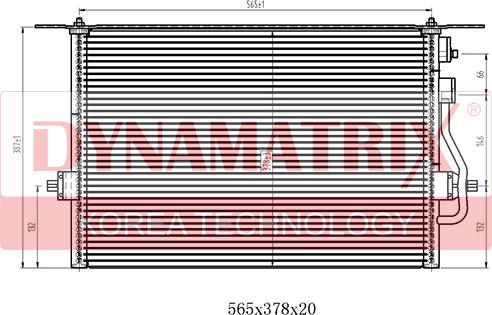 Dynamatrix DR94308 - Kondenser, kondisioner furqanavto.az