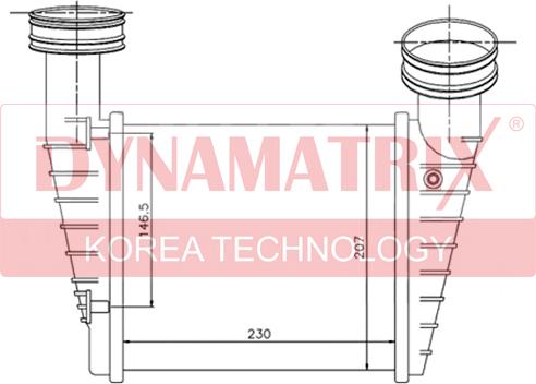 Dynamatrix DR96680 - Intercooler, şarj cihazı furqanavto.az