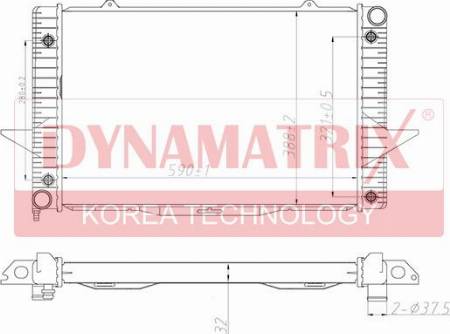 Dynamatrix DR65539A - Radiator, mühərrikin soyudulması furqanavto.az