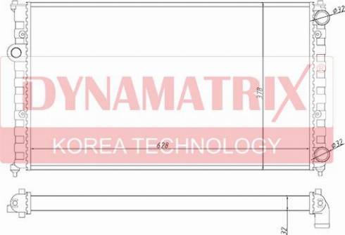 Dynamatrix DR652441 - Radiator, mühərrikin soyudulması furqanavto.az