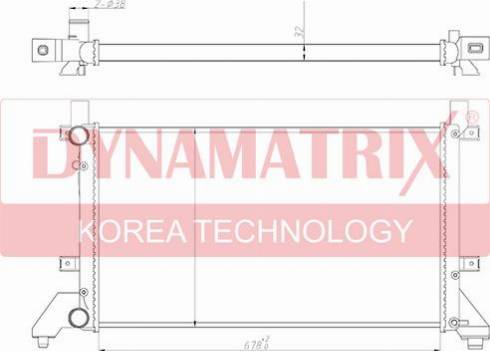 Dynamatrix DR65231 - Radiator, mühərrikin soyudulması furqanavto.az