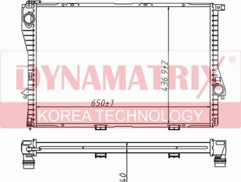 Dynamatrix DR60648A - Radiator, mühərrikin soyudulması furqanavto.az