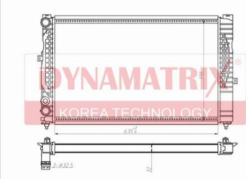 Dynamatrix DR60299 - Radiator, mühərrikin soyudulması furqanavto.az