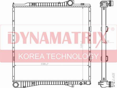 Dynamatrix DR60788A - Radiator, mühərrikin soyudulması furqanavto.az