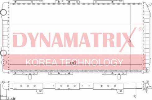 Dynamatrix DR61390 - Radiator, mühərrikin soyudulması furqanavto.az