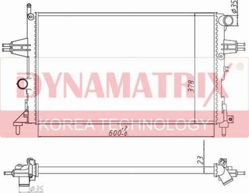 Dynamatrix DR63006A - Radiator, mühərrikin soyudulması furqanavto.az