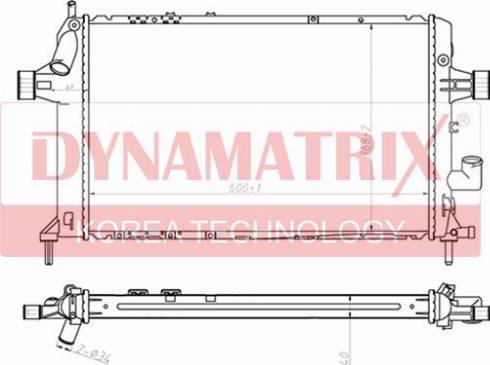 Dynamatrix DR63021A - Radiator, mühərrikin soyudulması furqanavto.az