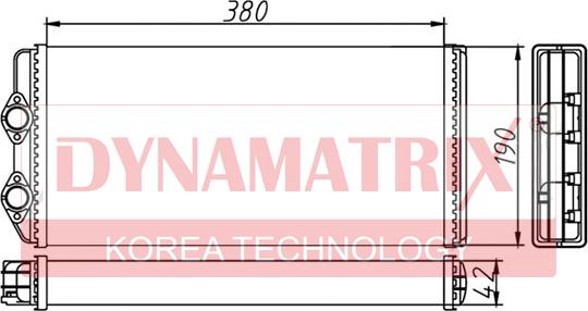 Dynamatrix DR73362 - İstilik dəyişdiricisi, daxili isitmə furqanavto.az