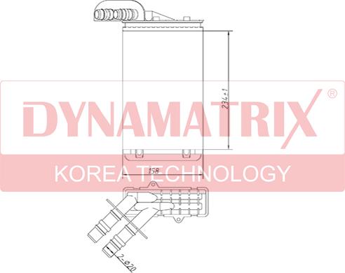 Dynamatrix DR73252 - İstilik dəyişdiricisi, daxili isitmə furqanavto.az