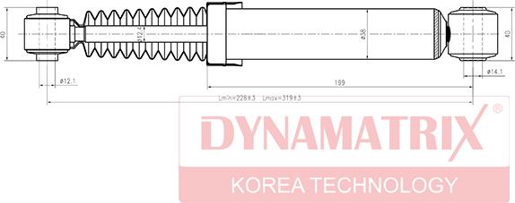 Dynamatrix DSA441093 - Amortizator furqanavto.az