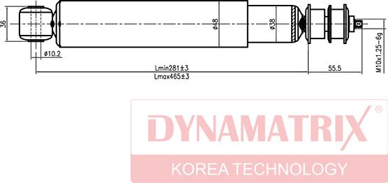 Dynamatrix DSA443135 - Amortizator furqanavto.az
