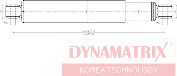 Dynamatrix DSA443170 - Amortizator www.furqanavto.az