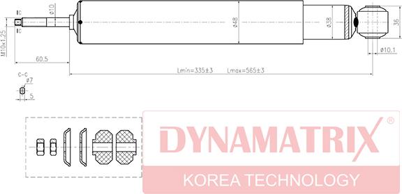 Dynamatrix DSA443230 - Amortizator furqanavto.az