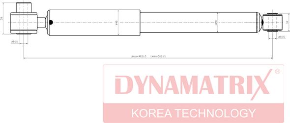 Dynamatrix DSA551804 - Amortizator furqanavto.az