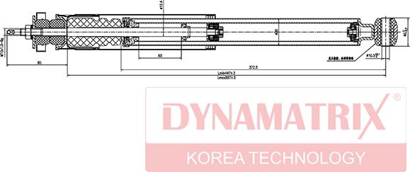 Dynamatrix DSA553198 - Amortizator furqanavto.az