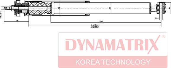 Dynamatrix DSA553197 - Amortizator furqanavto.az