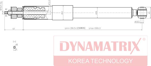 Dynamatrix DSA553177 - Amortizator furqanavto.az