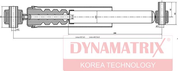 Dynamatrix DSA553803 - Amortizator furqanavto.az